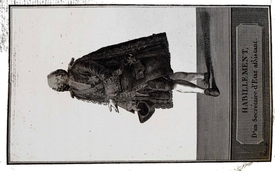 Secrétaire d'état Louis XVI Patas06107