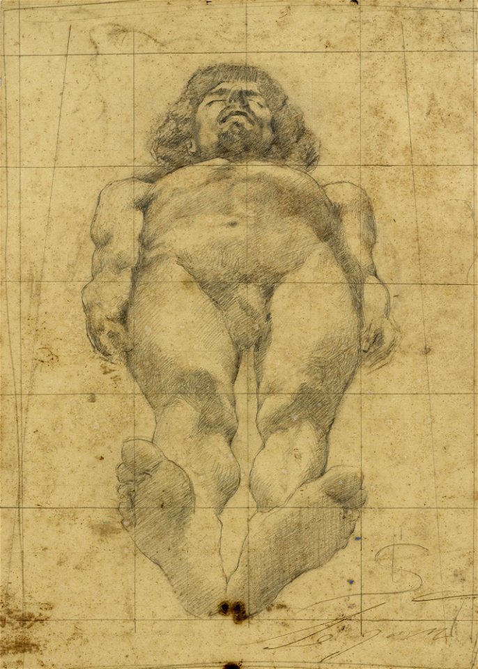 Giovanni Segantini Eroe Morto c1878