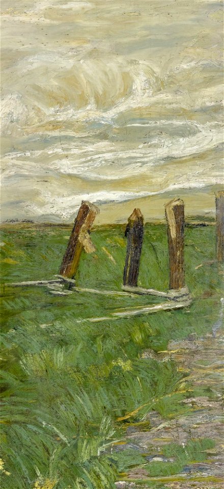 Giovanni Segantini Frammento di paesaggio