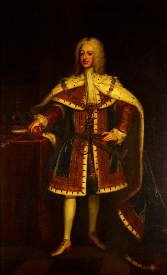 Enoch Seeman (c. 1694-1745) - George II (1683-1760) - RCIN 405891 - Royal Collection