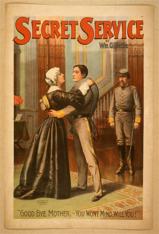 Secret service by Wm. Gillette. LCCN2014636198