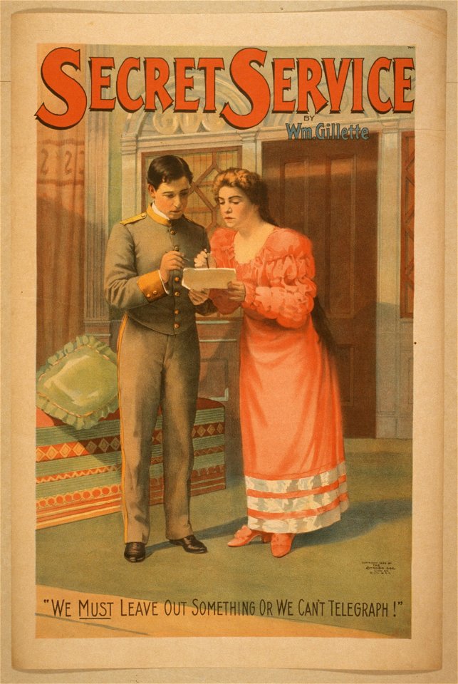 Secret service by Wm. Gillette. LCCN2014636197