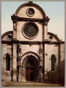 Sedenica. Facciata del Duomo LCCN2017660943