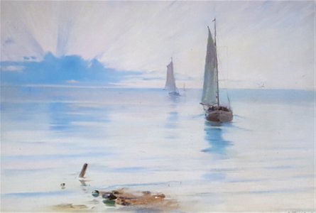 Segelbåtar vid Skagen x Ingeborg Westfelt-Eggertz