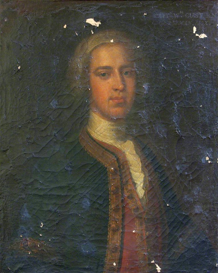 Enoch Seeman the younger (c.1694-1745) - Captain William Cust (1720–1748), RN - 435947 - National Trust