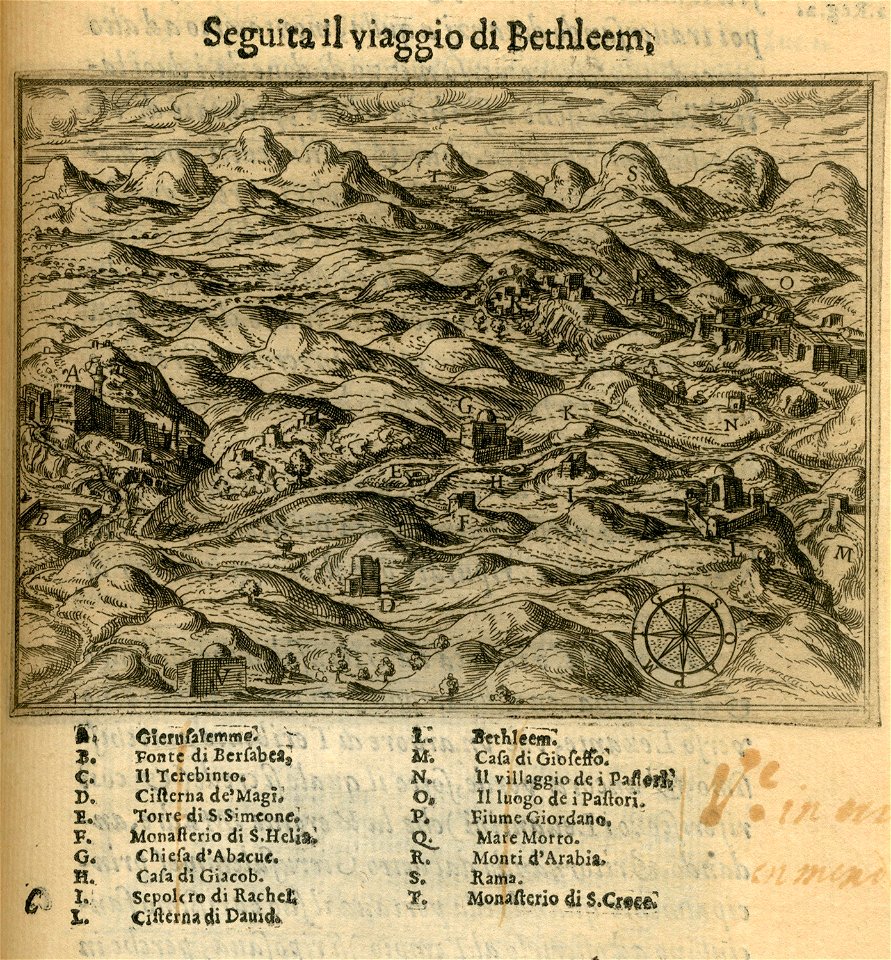 Seguita il viaggio di Bethleem - Zuallart Jean - 1587