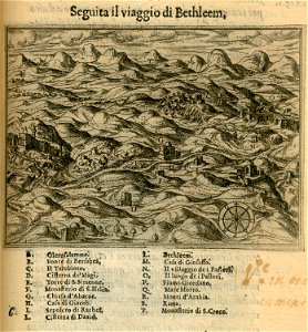 Seguita il viaggio di Bethleem - Zuallart Jean - 1587
