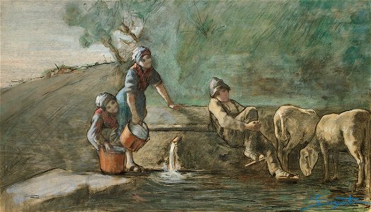 Segantini - The Shepherd in Love, Lot 13