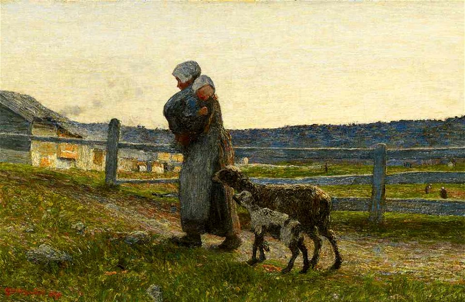 Segantini - Le due madri, 1891, 5413579