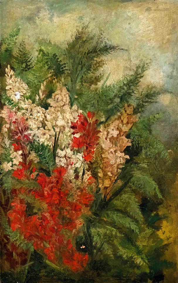 Segantini - Lilien, um 1880-82, 5678729