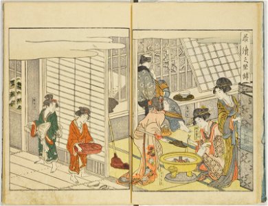 Seiro ehon nenju gyoji 青楼絵本年中行事 (A Picture Book of Annual Events in Yoshiwara) (BM 1979,0305,0.159.2 21)