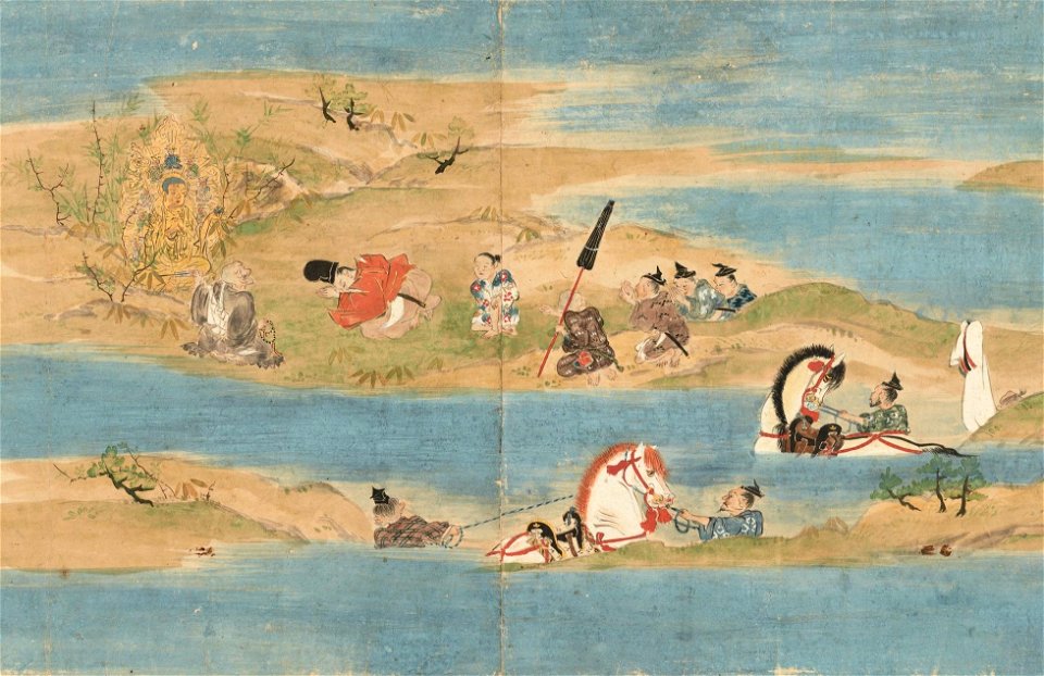 Seikoji engi emaki - scroll 1 p2 - detail