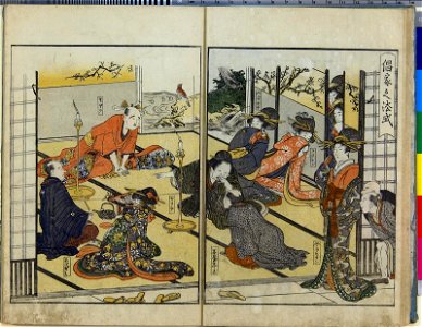 Seiro ehon nenju gyoji 青楼絵本年中行事 (A Picture Book of Annual Events in Yoshiwara) (BM 1979,0305,0.159.1 72)