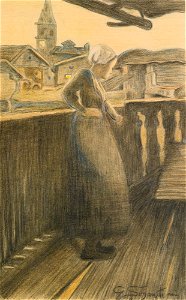Segantini - SUL BALCONE, lot.10