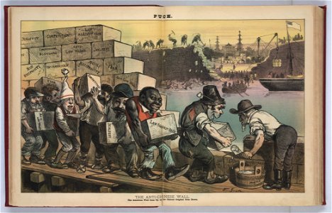 The anti-Chinese wall - F. Graetz. LCCN2012645635