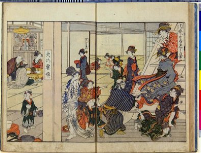 Seiro ehon nenju gyoji 青楼絵本年中行事 (A Picture Book of Annual Events in Yoshiwara) (BM 1979,0305,0.159.1 52)
