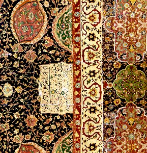 The Ardabil Carpet - Google Art Project (cropped). Free illustration for personal and commercial use.