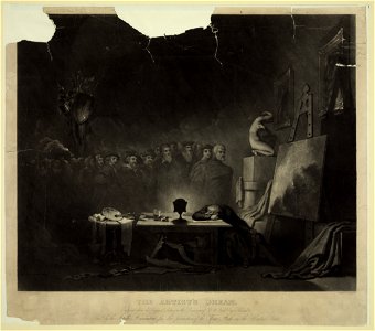 The artist's dream - painted by Geo. H. Comegys ; engraved by J. Sartain. LCCN94511041