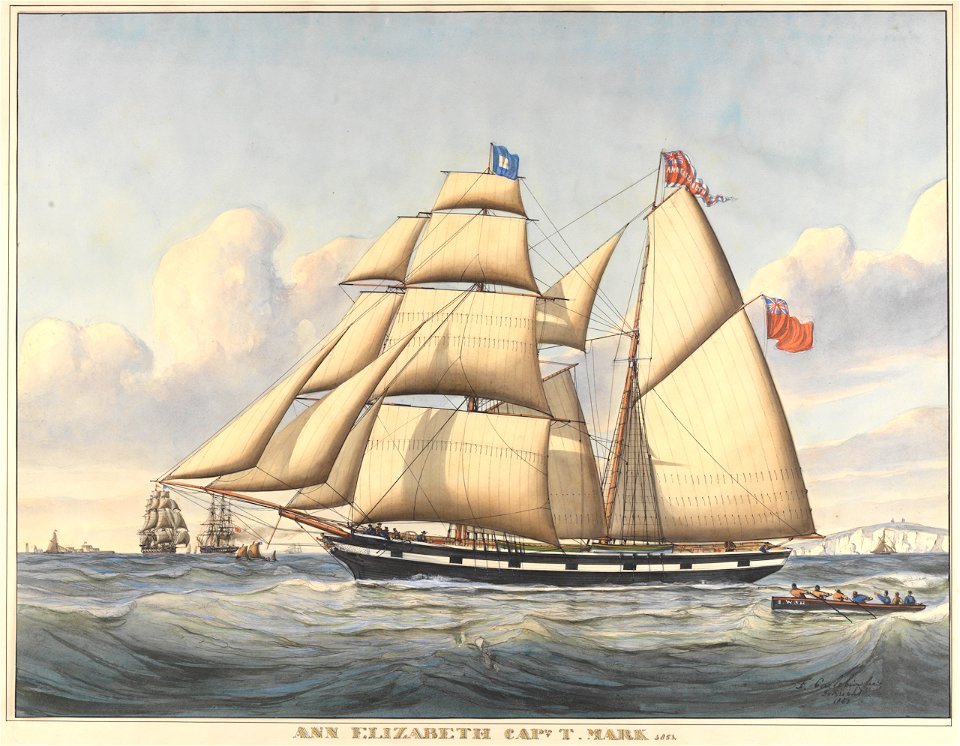 The Ann Elizabeth Captn T Mark, 1853 RMG PY8522