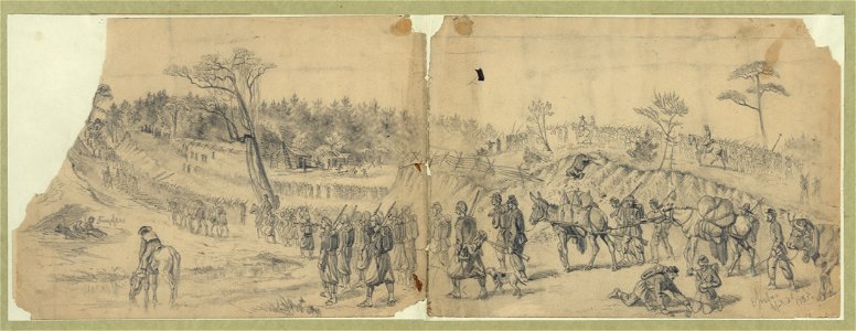 The Army of the Potomac, on the march to Chancellorsville LCCN2004661428