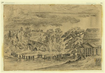 The Army of the Potomac (5th Corps) crossing the North Anna, at Jerico Ford LCCN2004661881