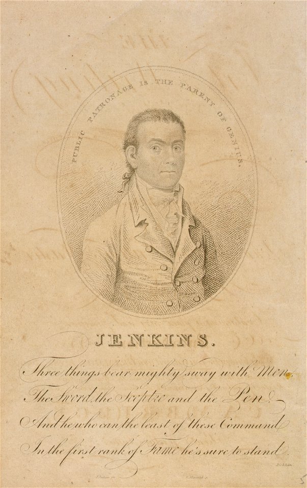 The Art of Writing by John Jenkins, Frontispiece, 1813 SAAM-1988.62.1
