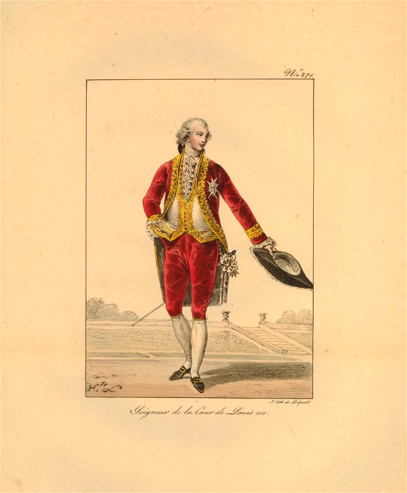 Seigneur de la COur de Louis XVI (BM 1887,0311.11)