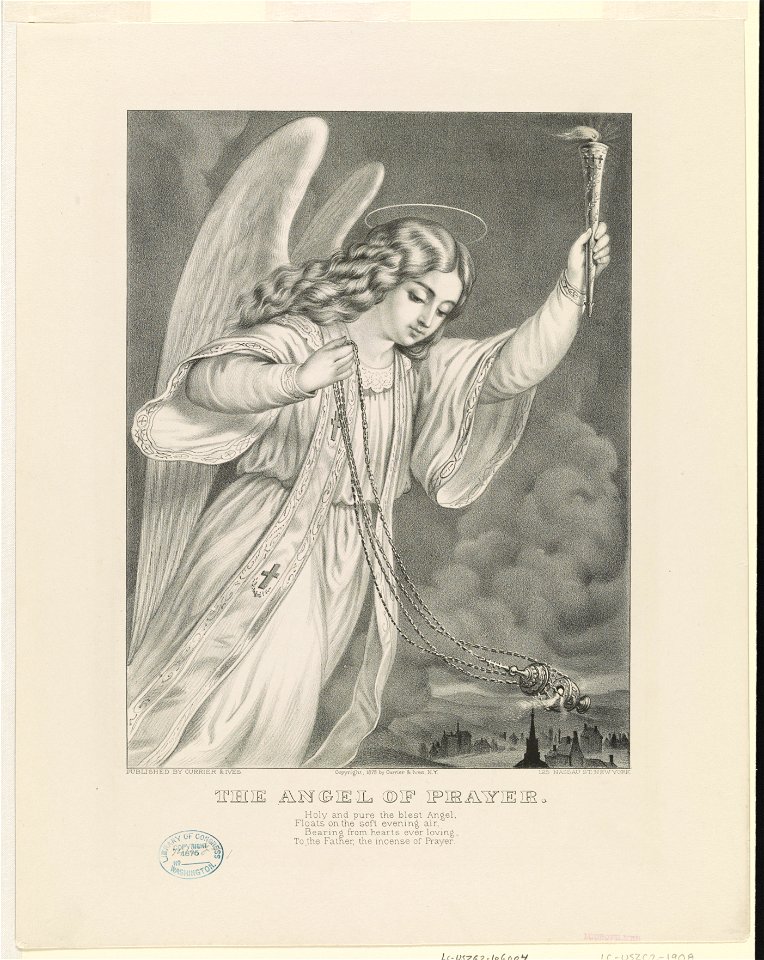 The angel of prayer LCCN90708634