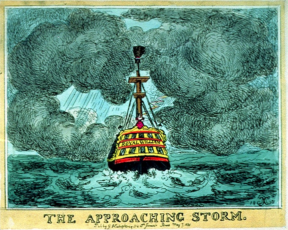 The Approaching Storm (caricature) RMG PU4820