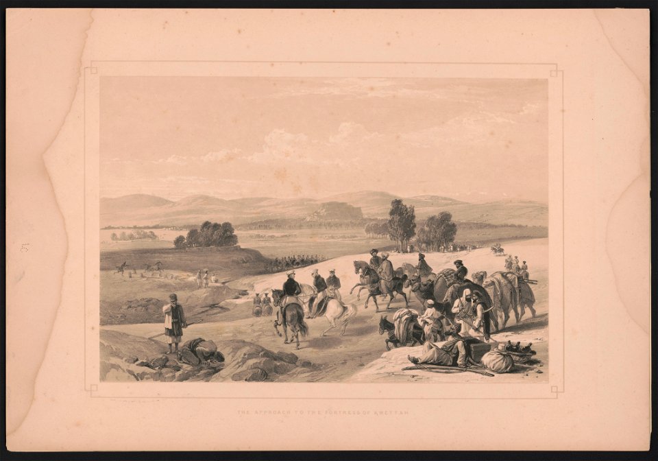 The approach to the fortress of Kwettah LCCN2016647831