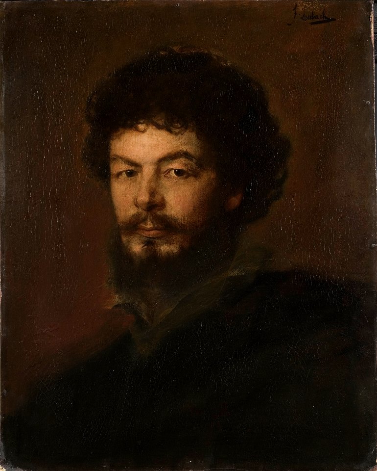 The Architect Lorenz Gedon (Franz von Lenbach) - Nationalmuseum - 18503