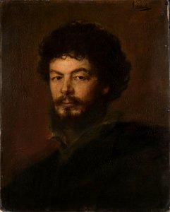 The Architect Lorenz Gedon (Franz von Lenbach) - Nationalmuseum - 18503