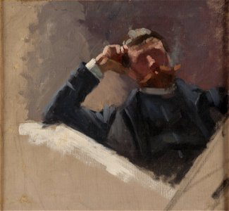 The Artist Georg Pauli. Study (Eva Bonnier) - Nationalmuseum - 20562