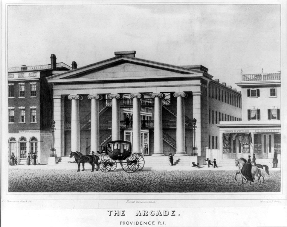 The arcade, Providence, R.I LCCN2004669310