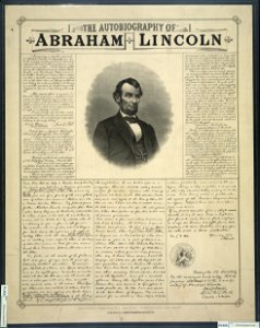 The autobiography of Abraham Lincoln LCCN2003674255