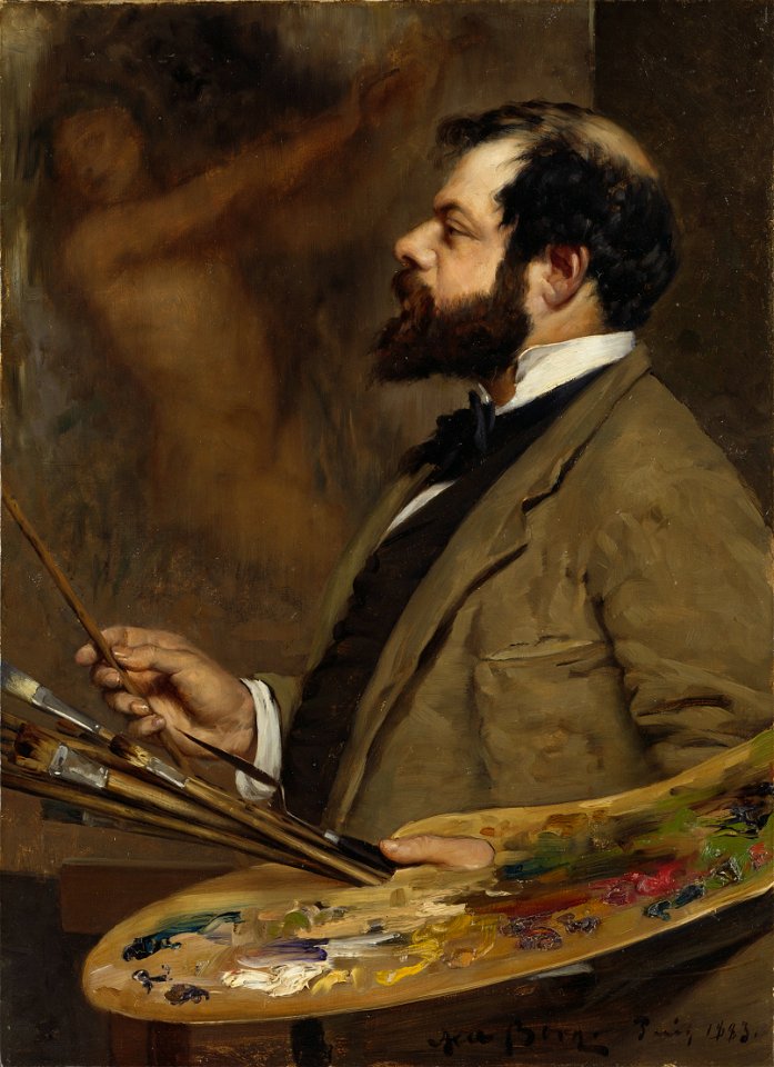 The Artist Ernst Josephson (Axel Borg) - Nationalmuseum - 23493