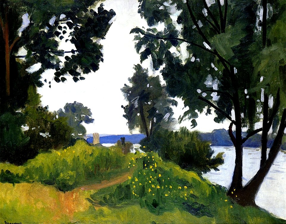 The Banks of the Seine at Triel Albert Marquet (1910)