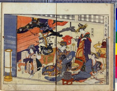 Seiro ehon nenju gyoji 青楼絵本年中行事 (A Picture Book of Annual Events in Yoshiwara) (BM 1979,0305,0.159.1 49)