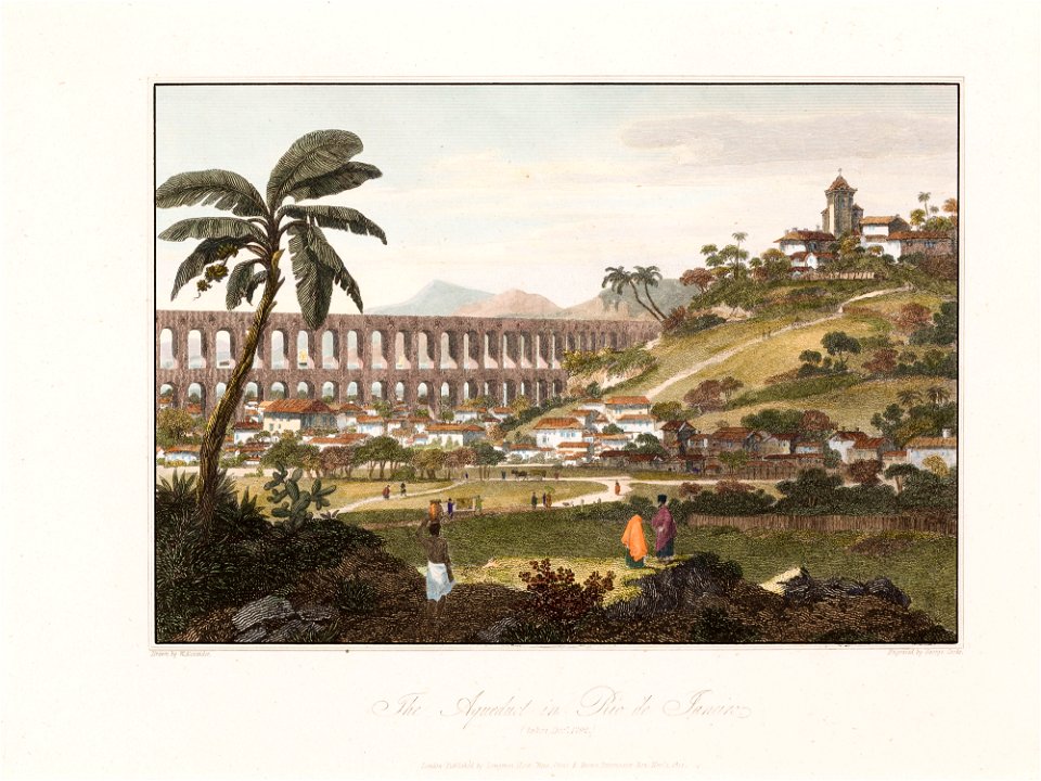 The Aqueduct in Rio de Janeiro (taken Dec.r 1792.), da Coleção Brasiliana Iconográfica