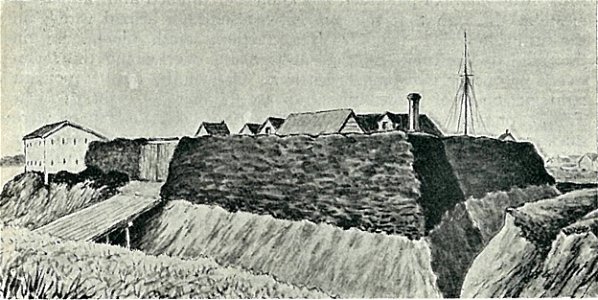 The armed constabulary redoubt at opunake taranaki