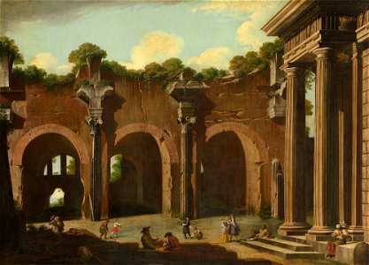 The Basilica of Constantine with a Doric Colonnade A13574