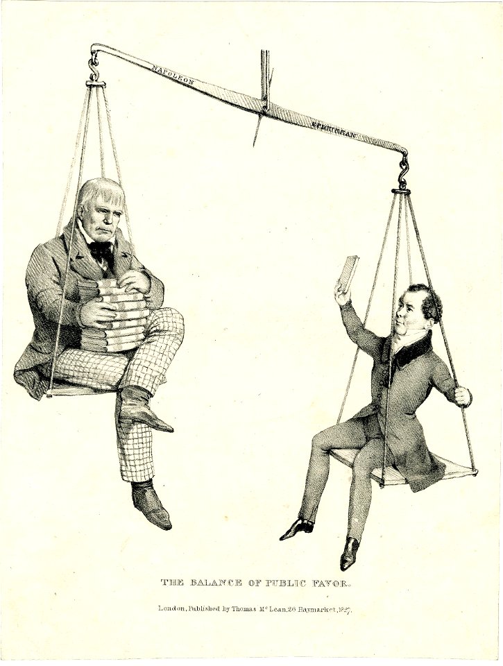 The balance of public favor. (BM 1853,0409.83)