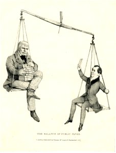The balance of public favor. (BM 1853,0409.83)