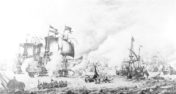 The Battle of Barfleur, 19 May 1692 RMG BHC0333