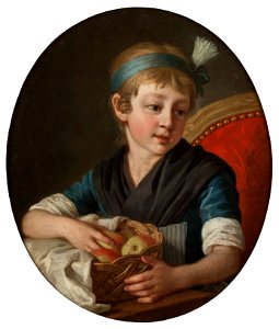 The Artist's Daughter Wilhelmina (Per Krafft d.ä.) - Nationalmuseum - 18398