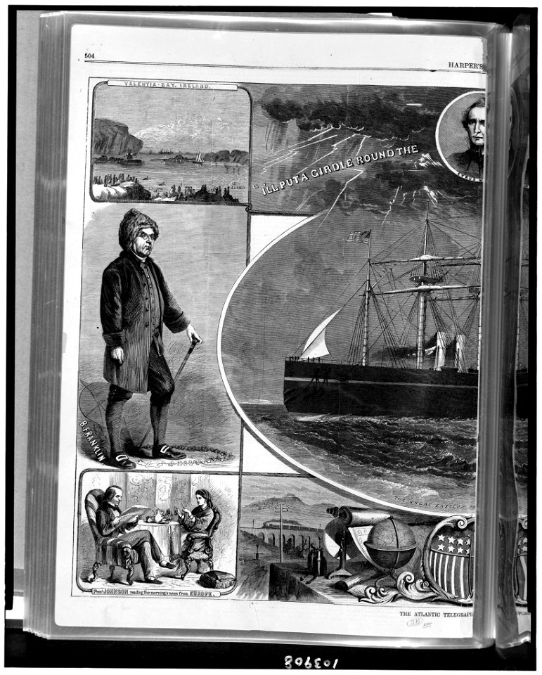 The Atlantic telegraph cable - Edw. Forbes. LCCN91795085