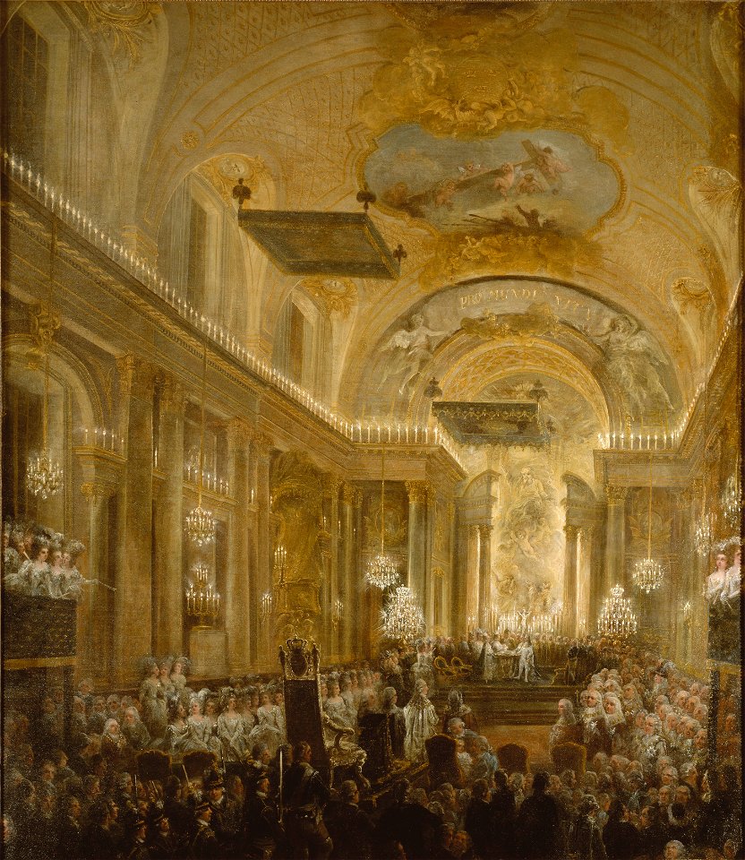 The Baptism of the Duke of Småland. Till Grh 1965, nr 3060 (Elias Martin) - Nationalmuseum - 21847
