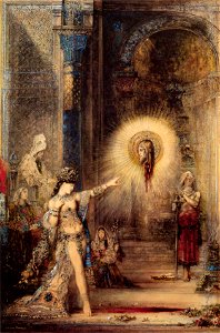 The Apparition, Gustave Moreau 1876. Free illustration for personal and commercial use.