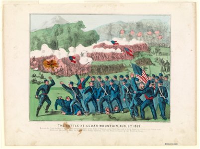The battle at Cedar Mountain, Aug. 9th 1862 LCCN90708954