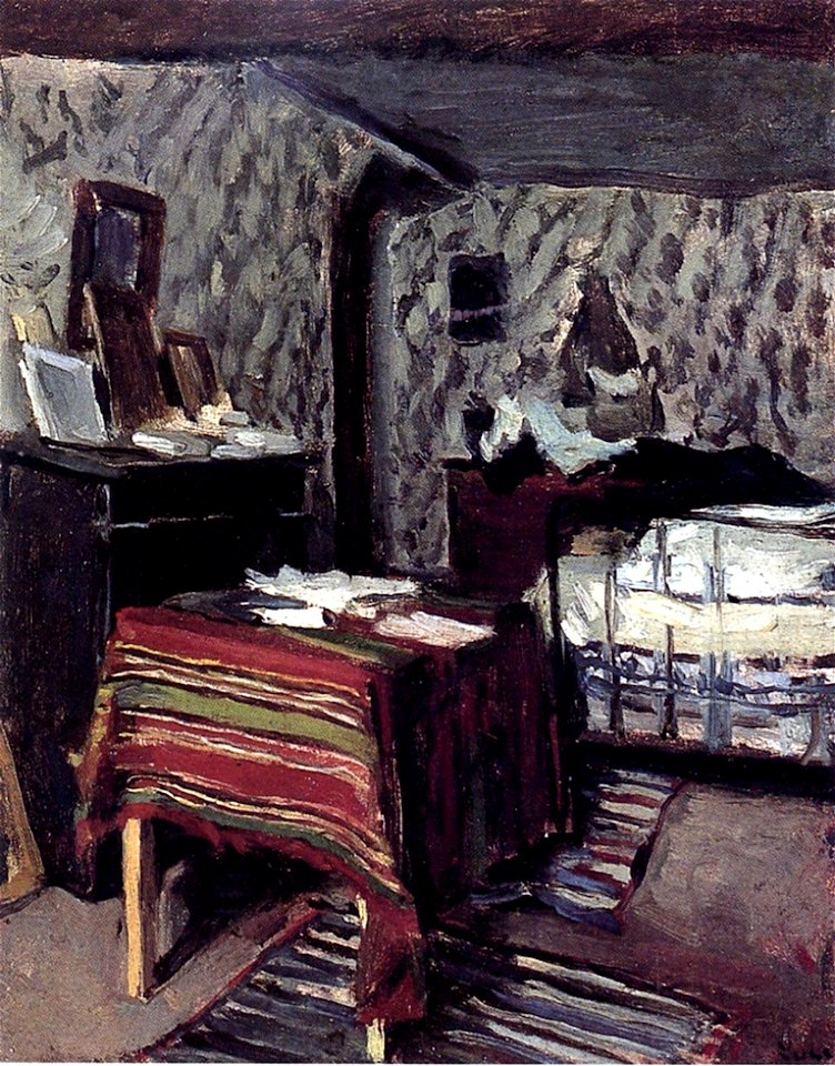 The Artist's Room, rue Lavin, Maximilien Luce